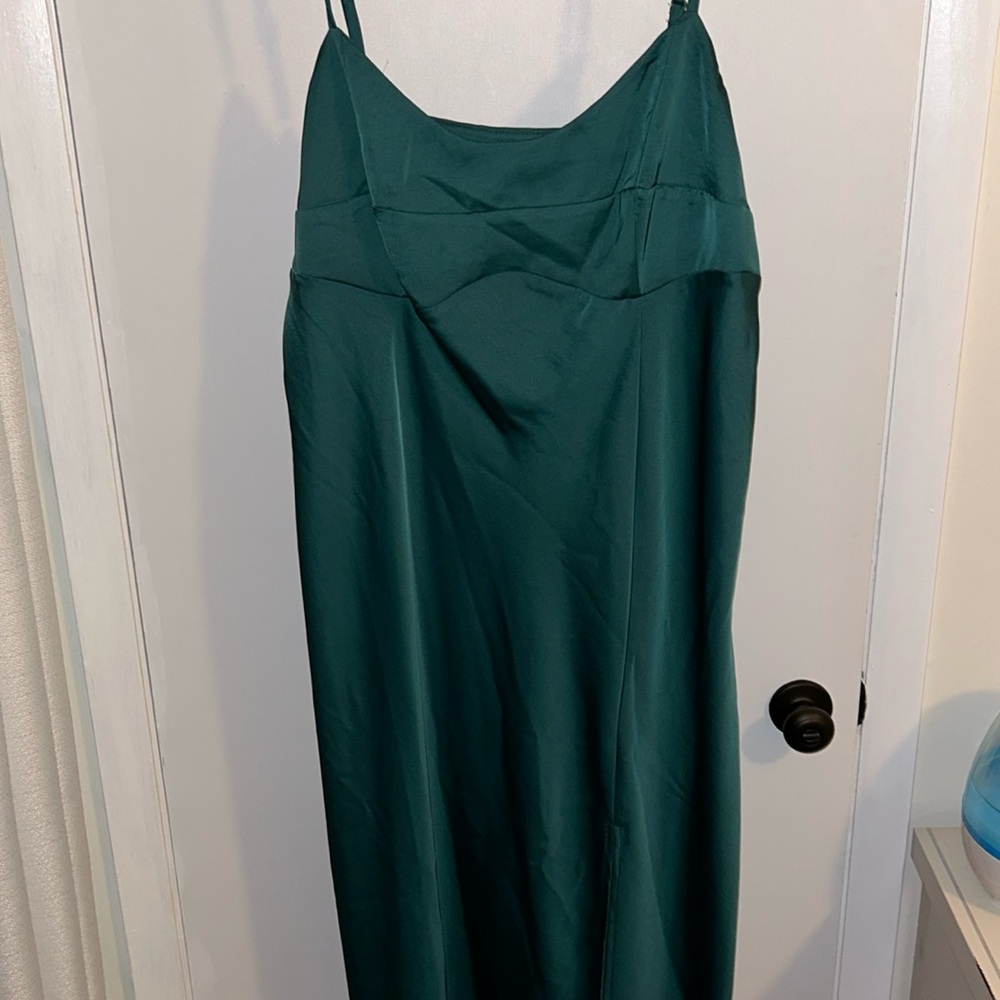 A New Day Green Slip Dress XXL